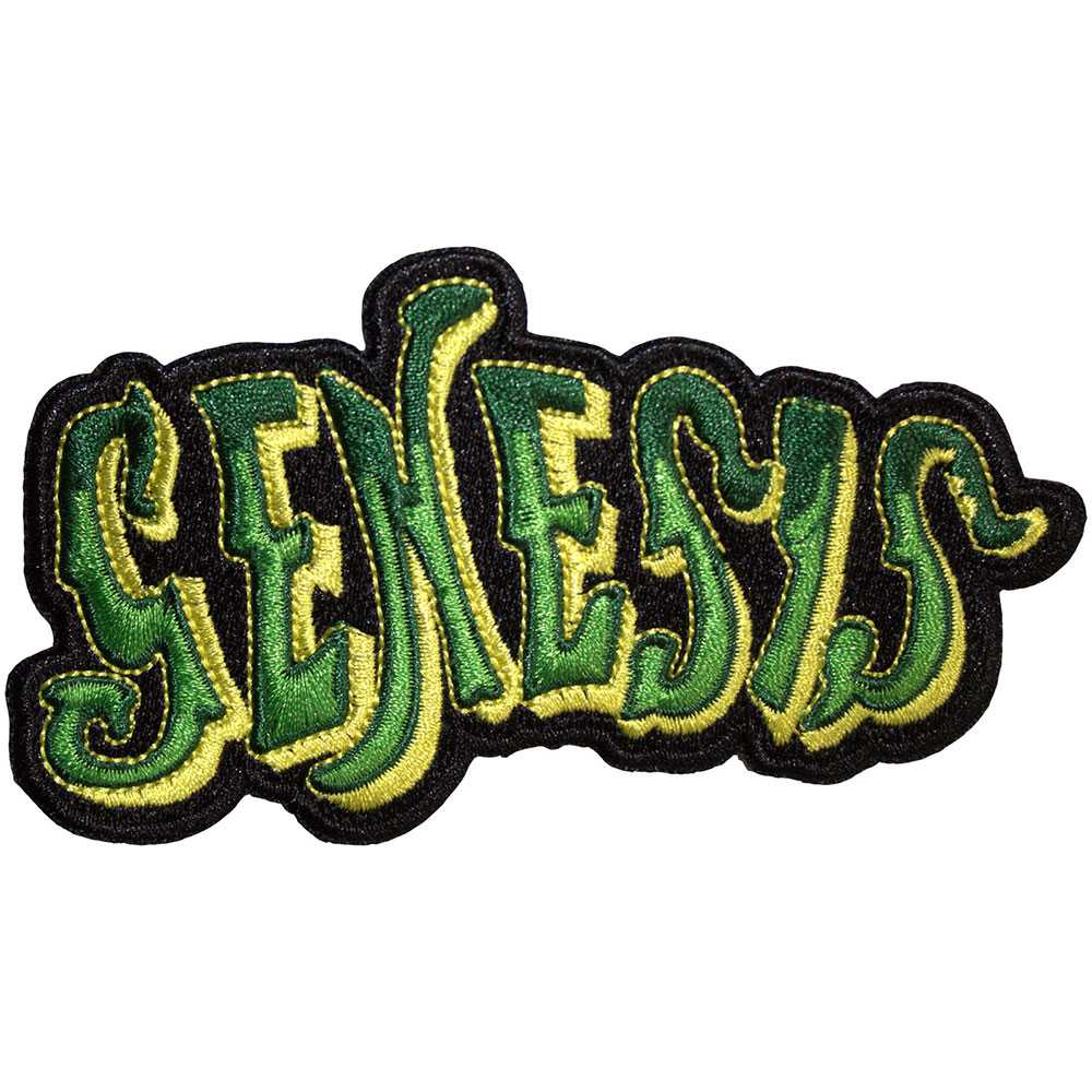 Genesis - Classic Logo Patch - Groen/Zwart